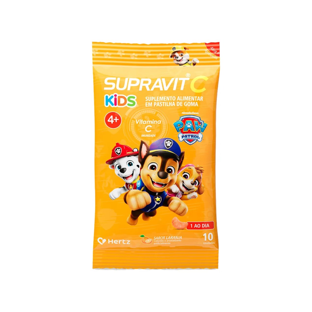 Vitamina C Supravit Kids Mini Laranja 10 unidades