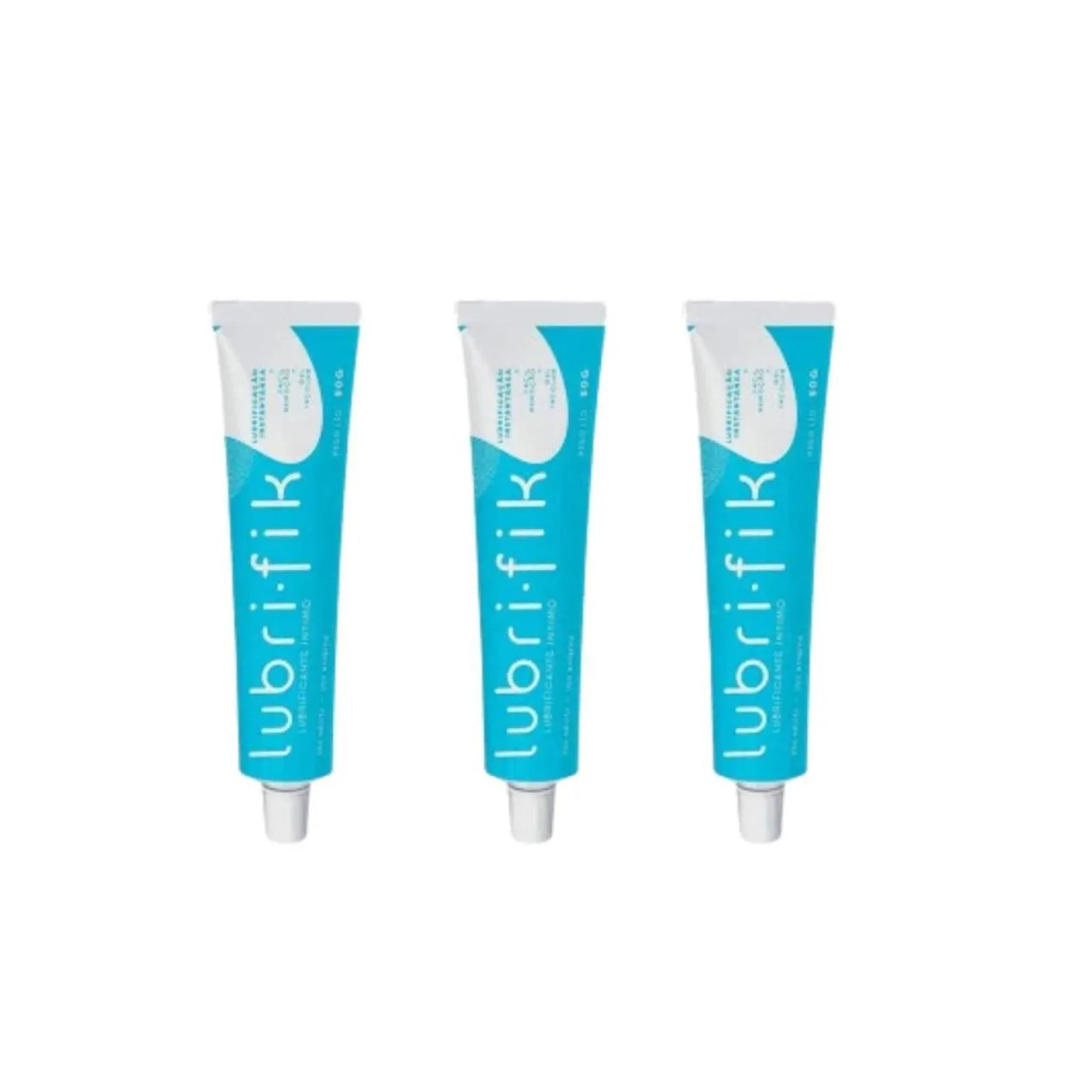 Kit 3 Unidades Lubrifik Lubrificante Íntimo à Base D’água 50g Cimed