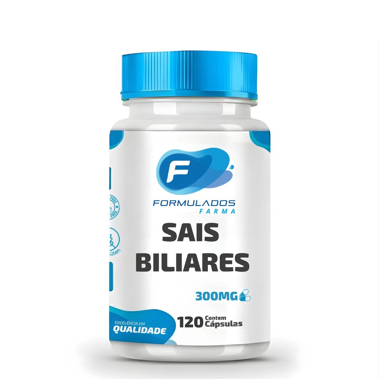 Sais Biliares 300mg 120 cápsulas