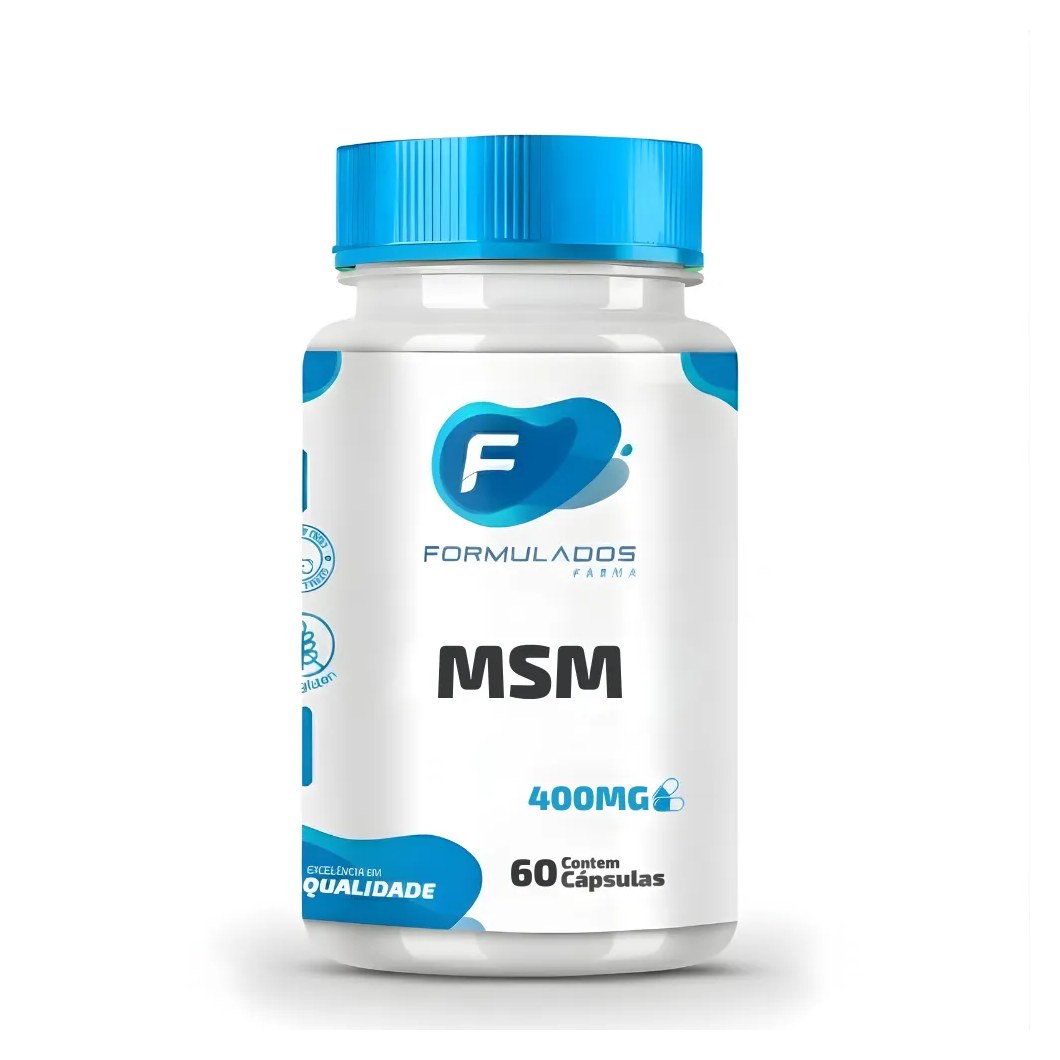 Msm Enxofre Orgânico 400Mg 60 Cápsulas