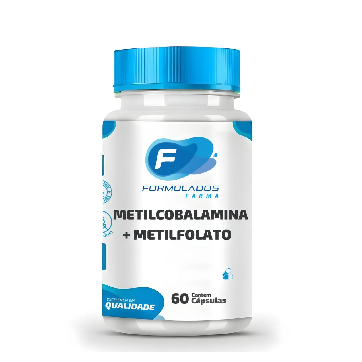 Metilcobalamina 1000Mcg + Metilfolato 1000Mcg 60 Cápsulas