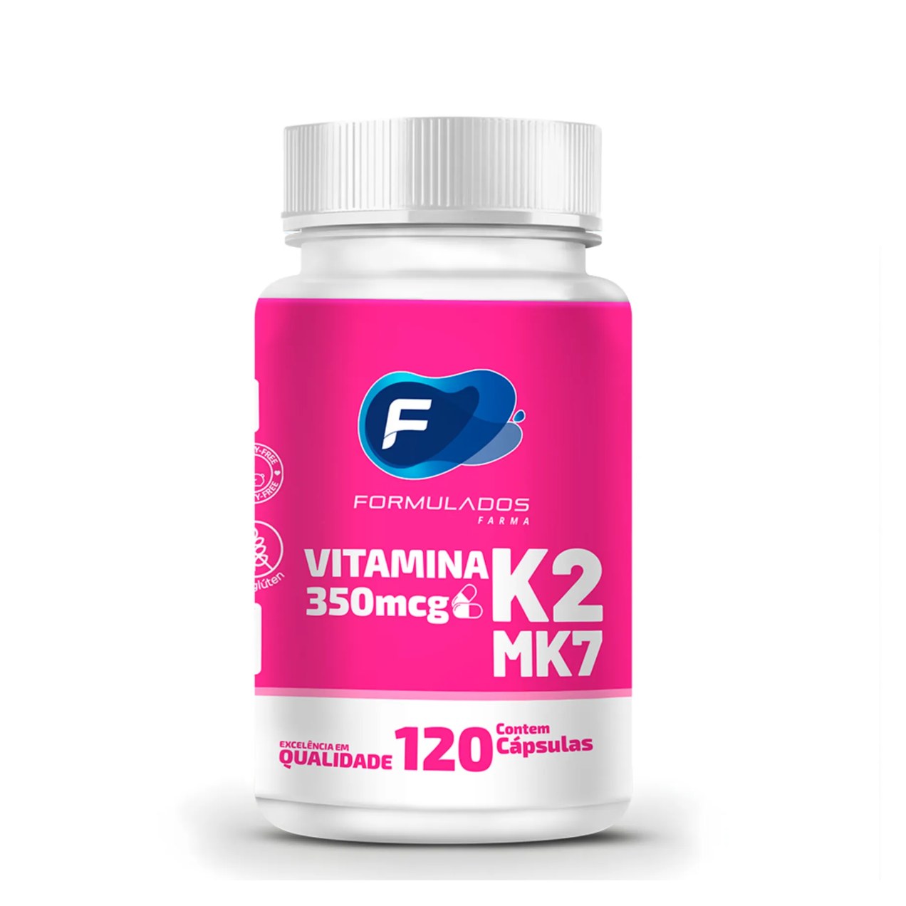 Vitamina K2 Mk7 350mcg 120 cápsulas