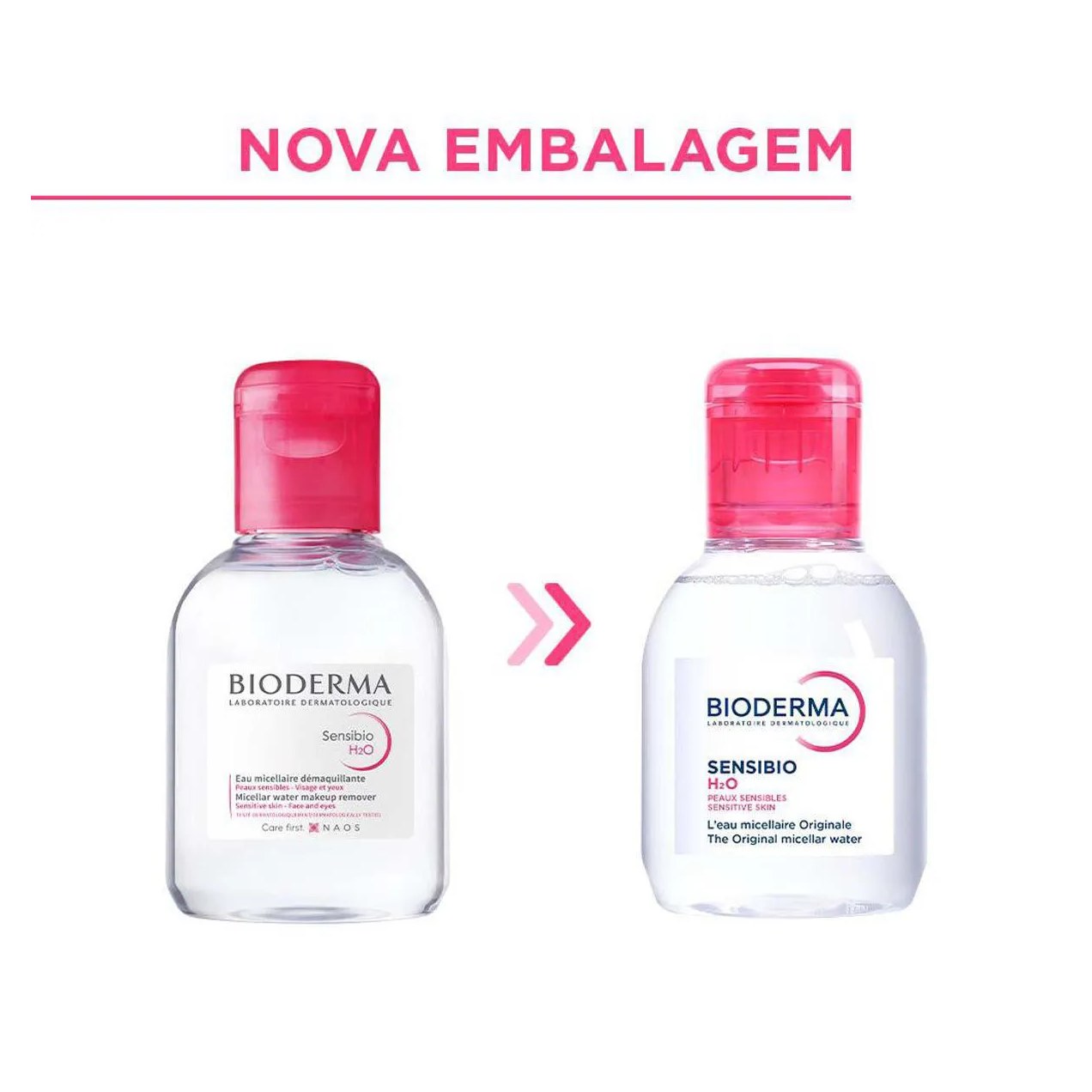 Água Micelar Demaquilante Bioderma Sensibio H2O 100ml