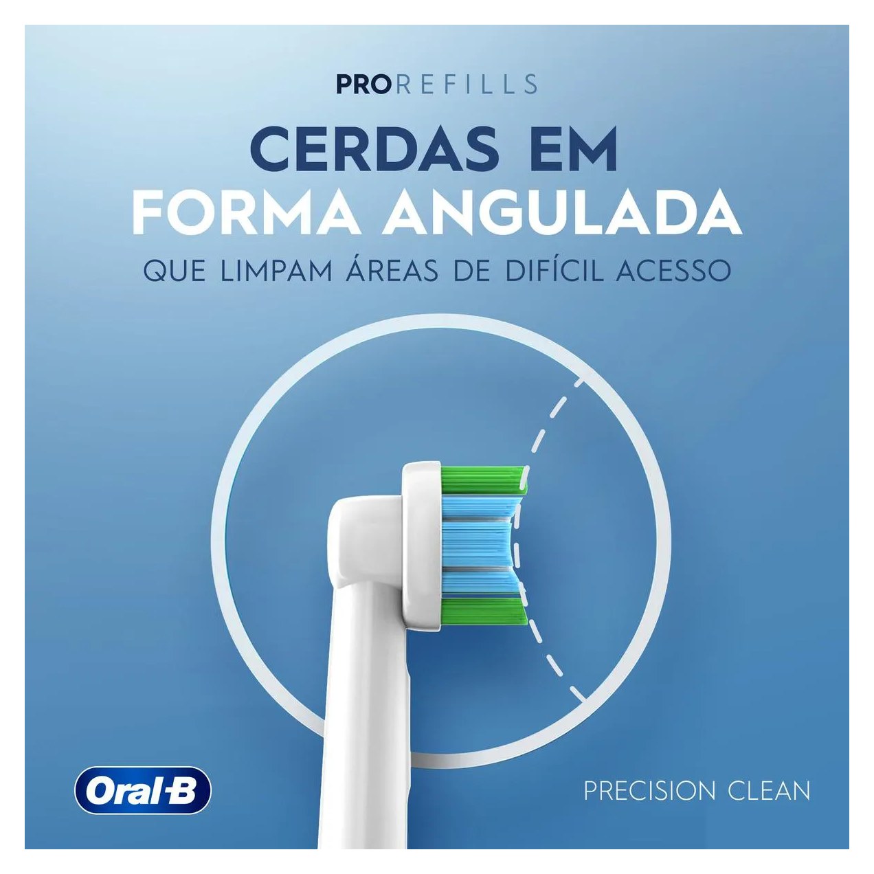 Refil Escova de Dente Elétrica Oral-B PRO Series Precision Clean 4 unidades