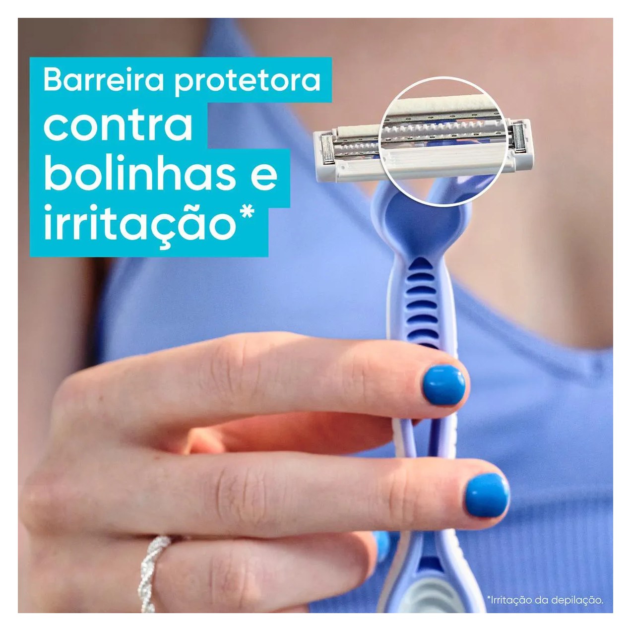 Aparelho de Depilar Descartável Gillette Venus Íntima 4 Unidades