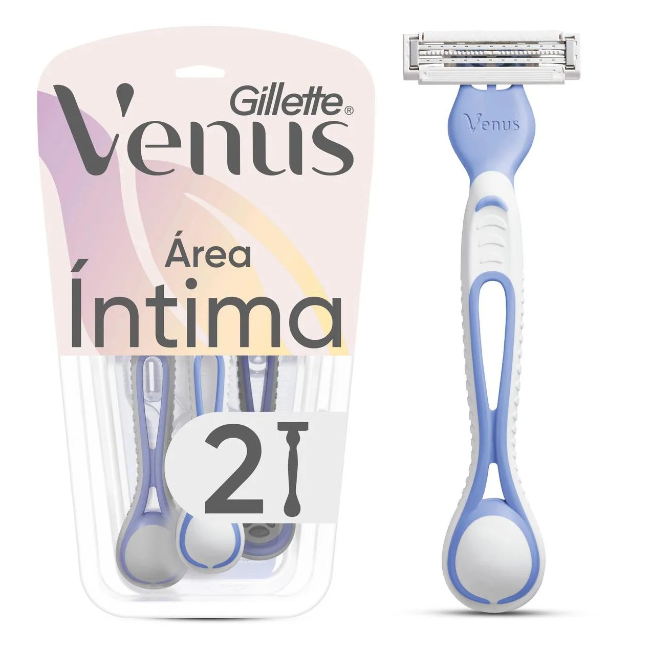 Aparelho de Depilar Descartável Gillette Venus Íntima 2 Unidades
