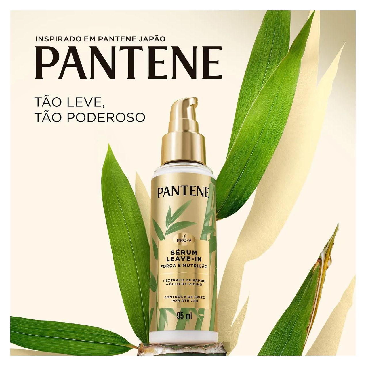 Sérum Capilar Leave-In Pantene Bambu Força e Nutrição 95ml