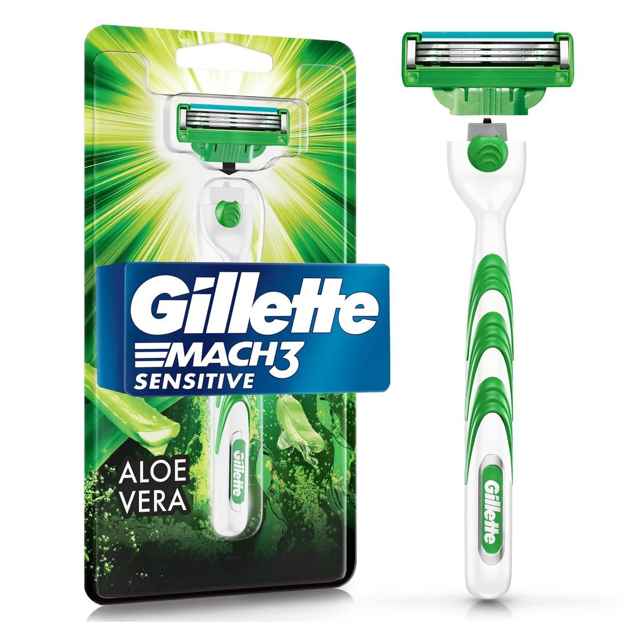 Aparelho de Barbear Gillette Mach3 Sensitive com 1 unidade