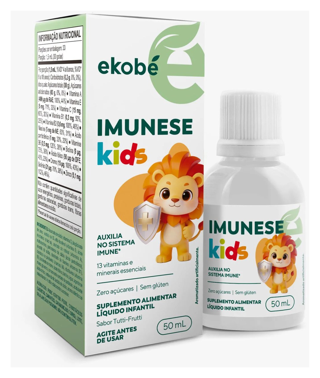 Polivitamínico Ekobé Imunese Kids Tutti Frutti 50ml
