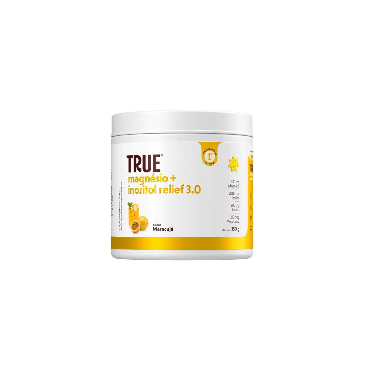 Suplemento Alimentar True Source True Magnésio + Inositol Relief 3.0 Maracujá 350g