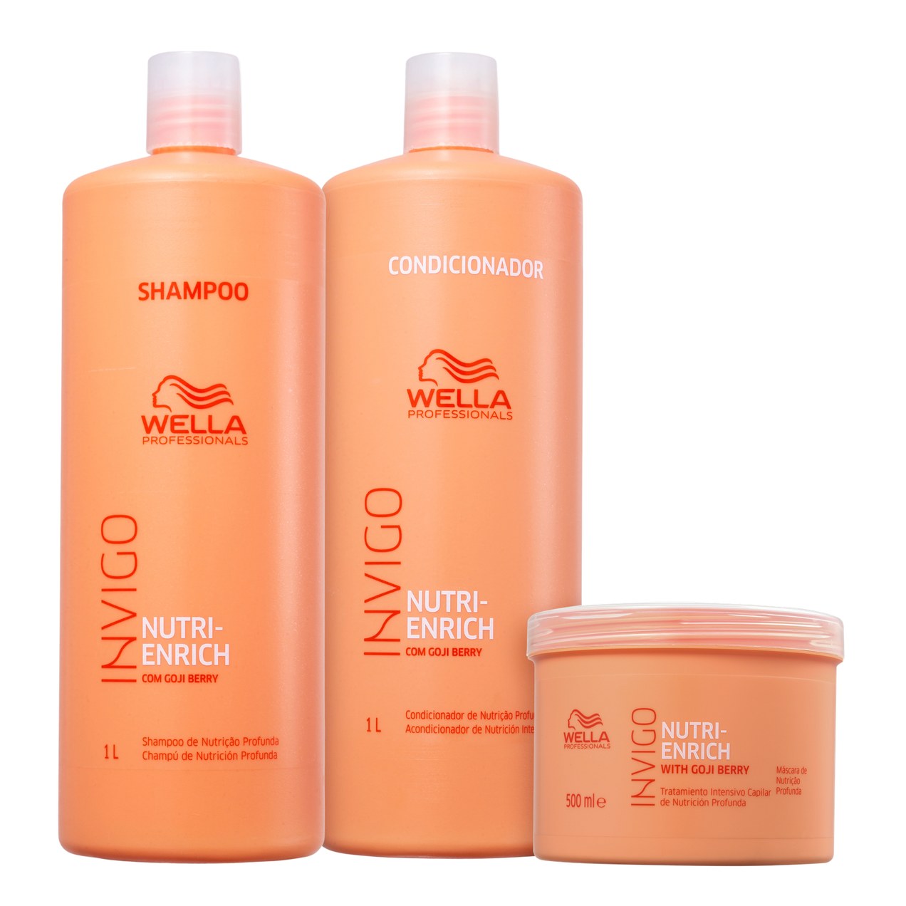 Kit Wella Professionals Invigo Nutri-Enrich Salon Trio (3 Produtos)