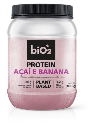 Proteína Vegetal Açaí E Banana Bio2 Protein Pote 300g