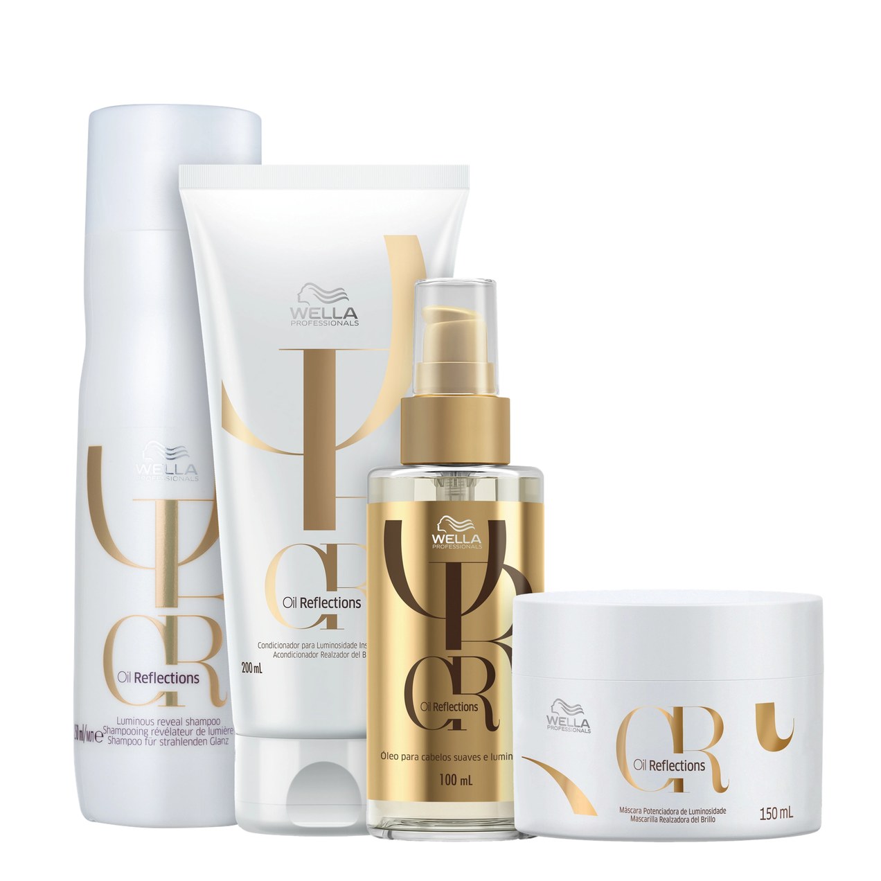 Kit Wella Professionals Oil Reflections Luminous (4 Produtos)