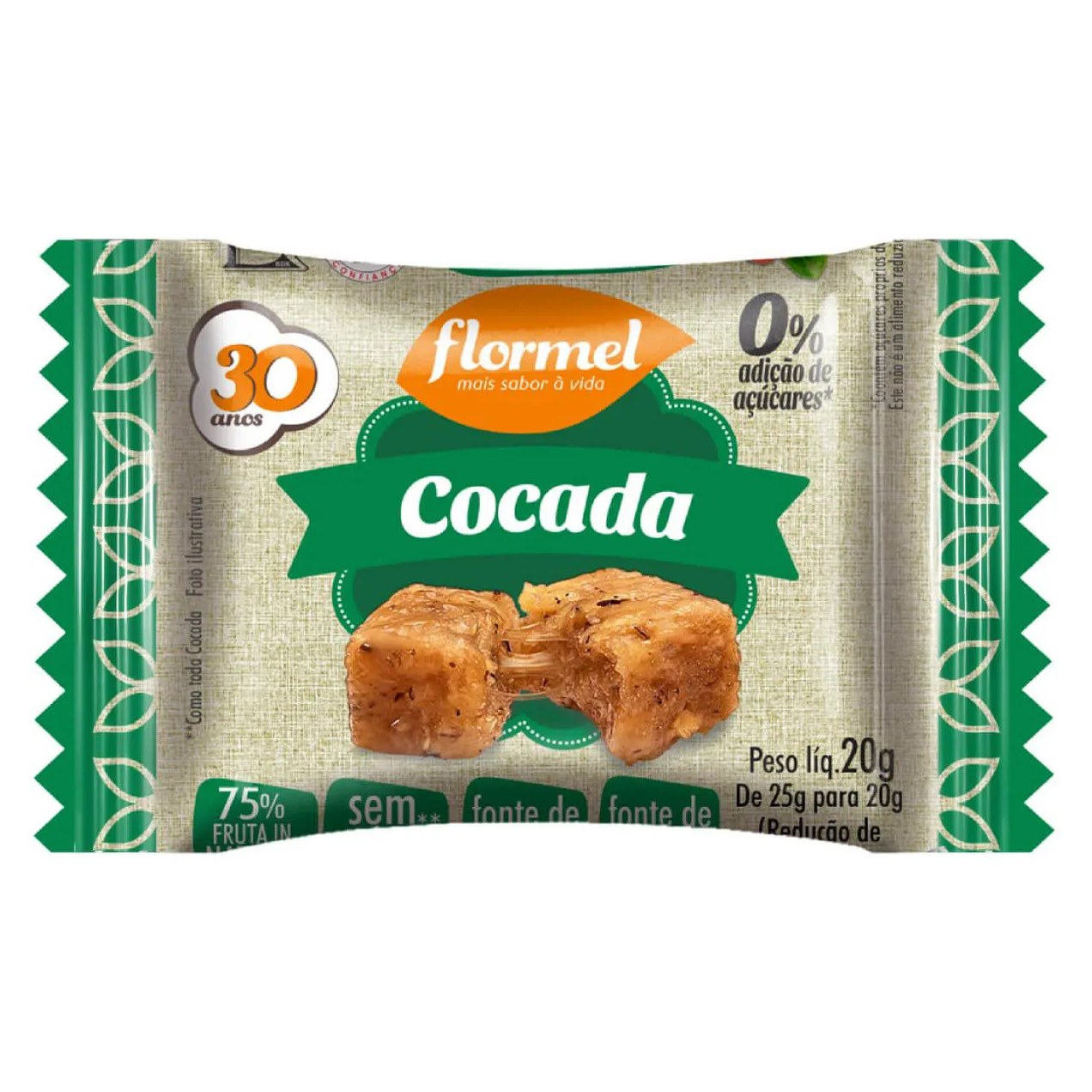 Cocada Zero Flormel com 20g