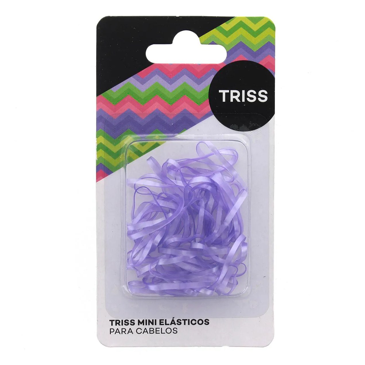 Elásticos de Cabelo Silicone Triss Transparentes 50 Unidades