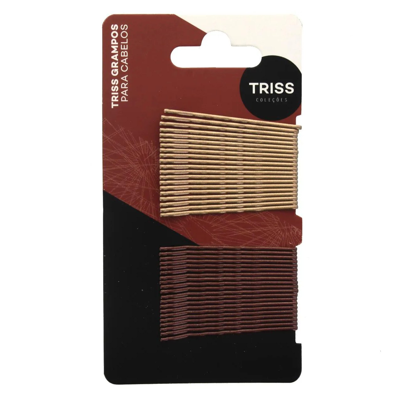 Grampo de Cabelo Triss Dourado/Cobre 40 Unidades