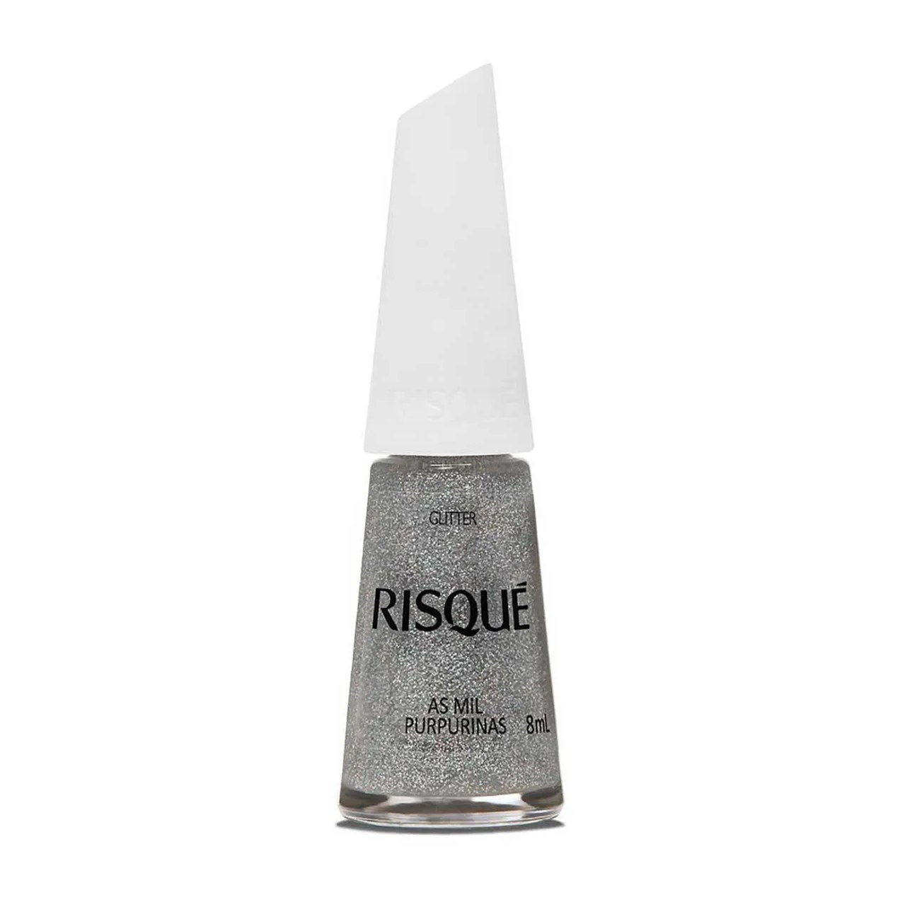 Esmalte Glitter Risqué 8ml - As Mil Purpurinas