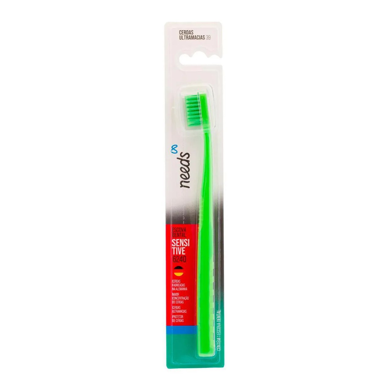 Escova de Dente Needs Sensitive 6240 Ultramacia 1 Unidade