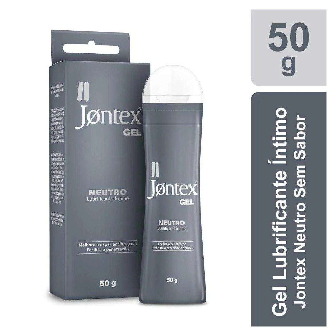Gel Lubrificante Íntimo Jontex Neutro Sem Sabor com 50g