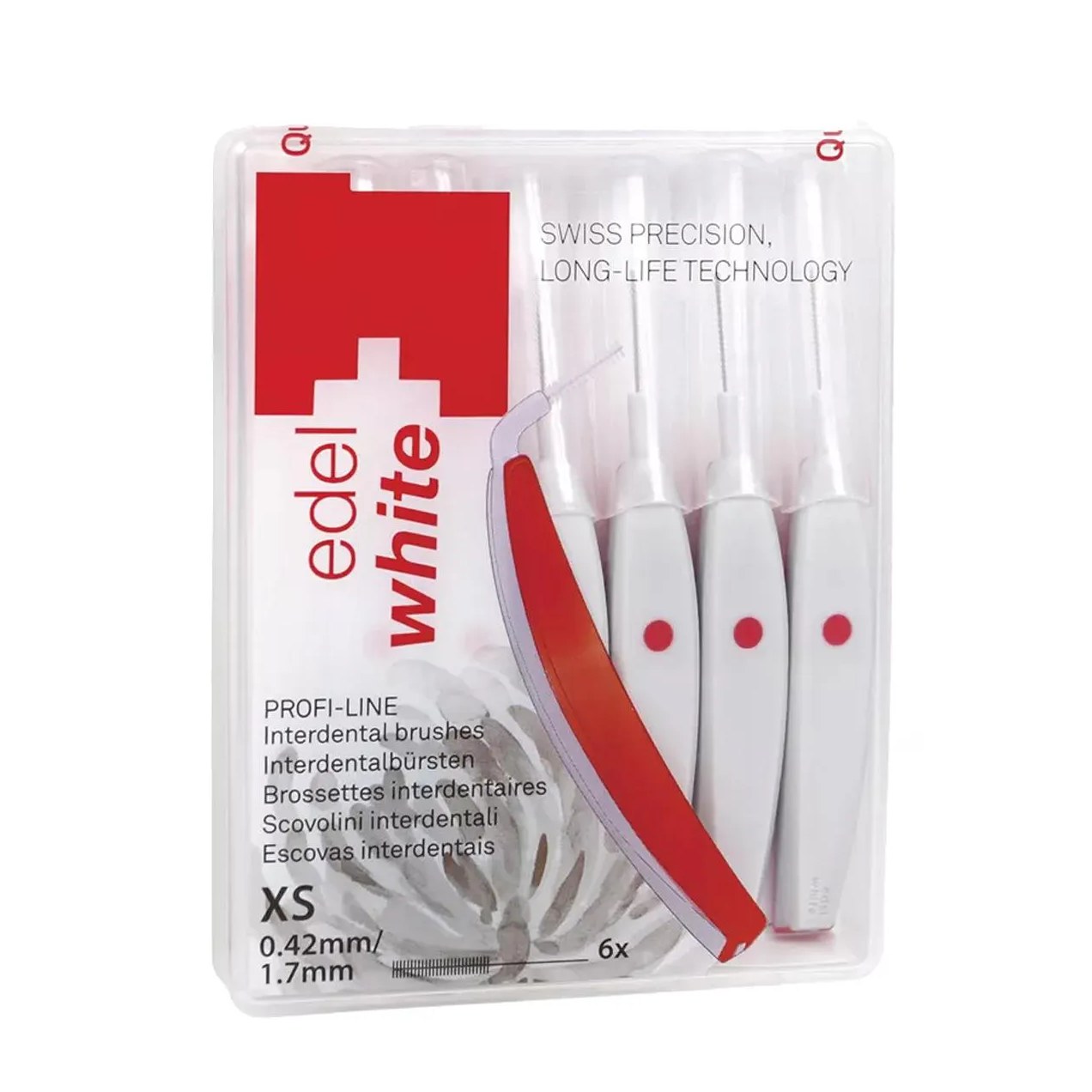 Escova Interdental Edel White Easyflex EW-ID7 XS 0,42mm 6 unidades