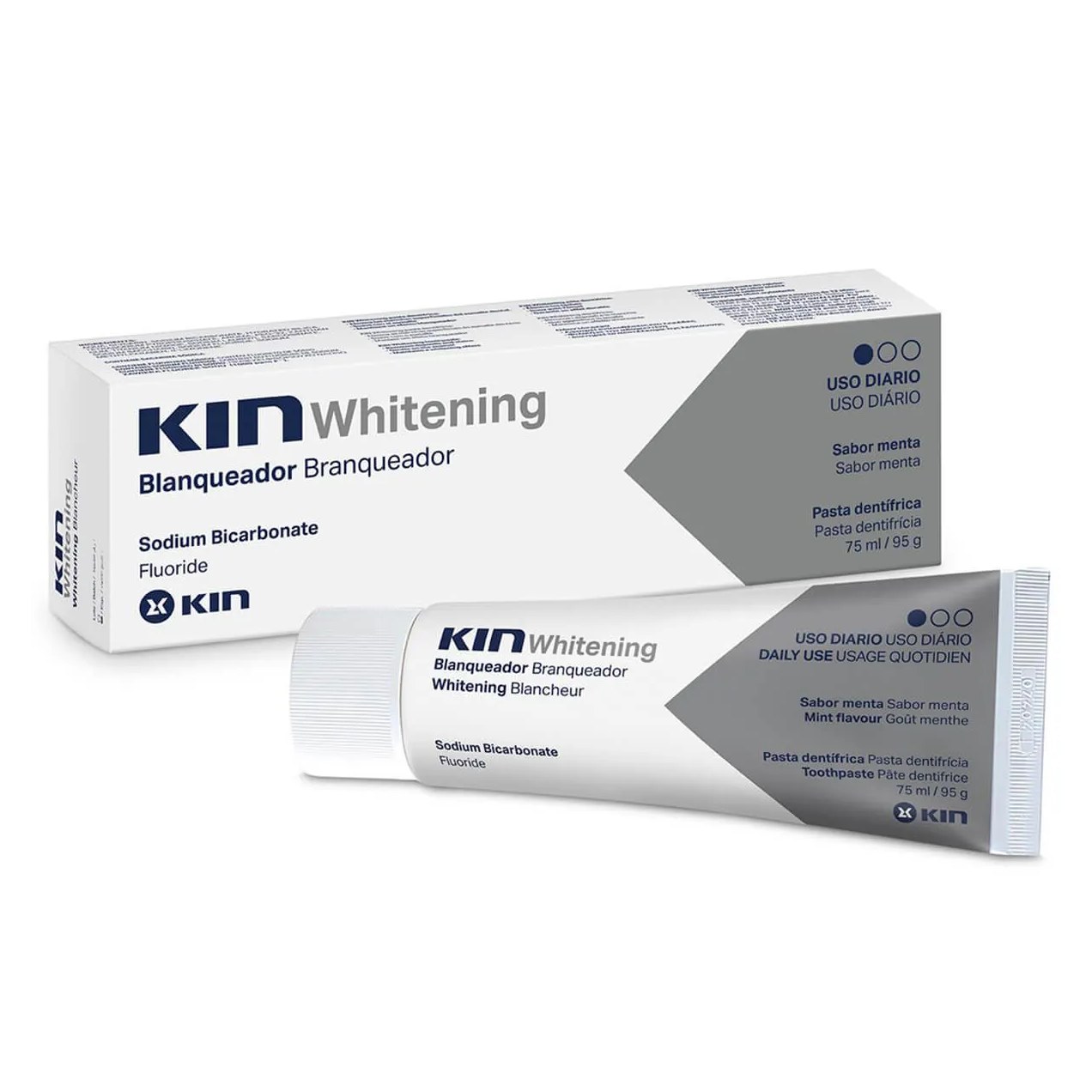 Creme Dental Kin Whitening Branqueador 95g