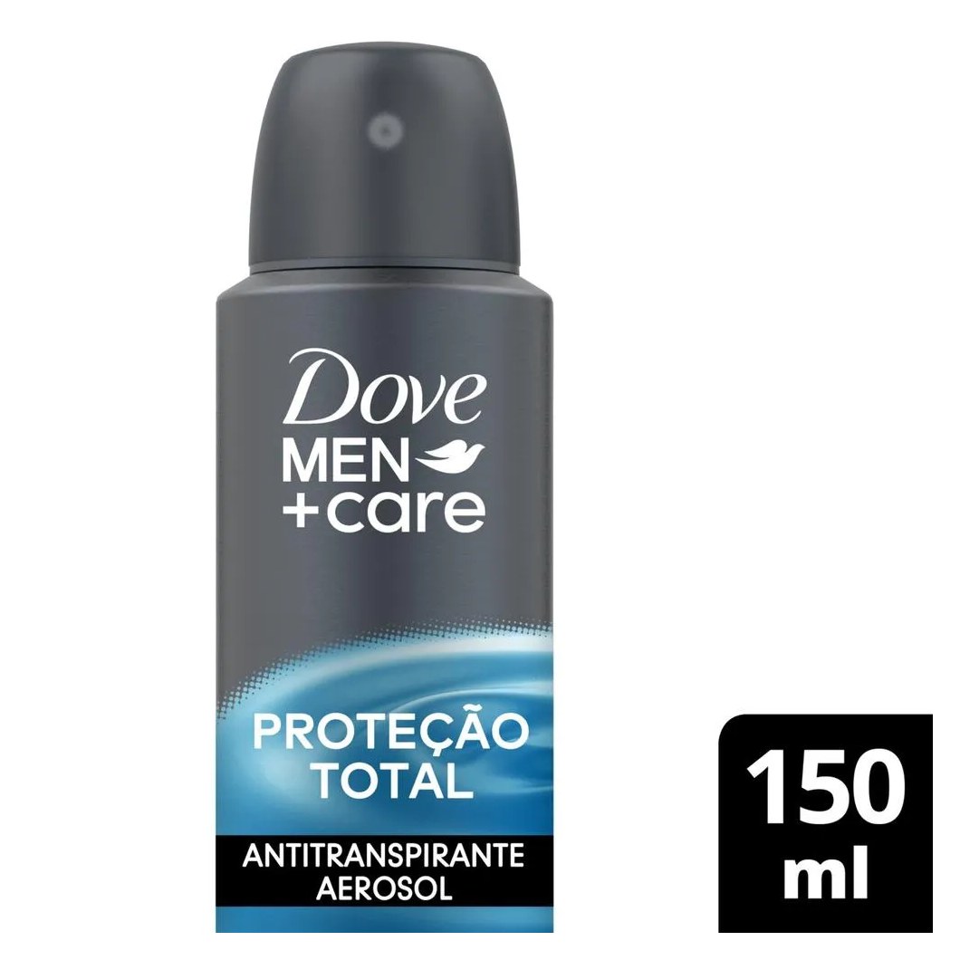Desodorante Antitranspirante Aerosol Dove Men+Care Proteção Total Masculino 72h 150ml