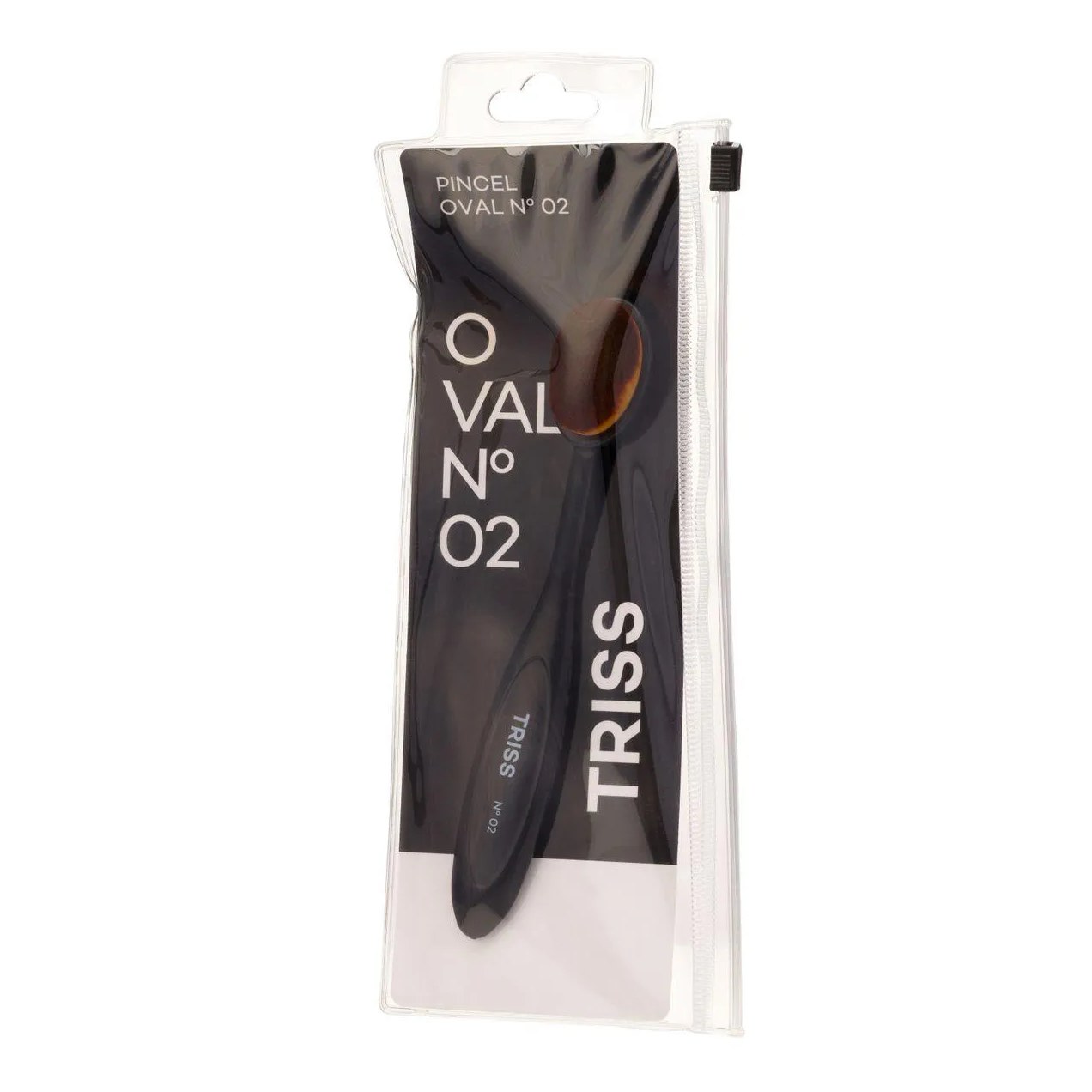 Pincel de Maquiagem Oval Triss Nº02 1 Unidade