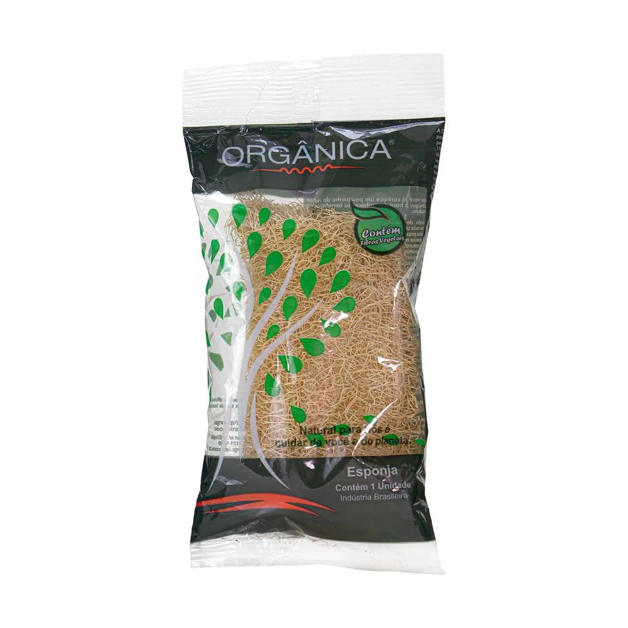 Bucha Vegetal Natural em Pedaço Orgânica com 1 unidade