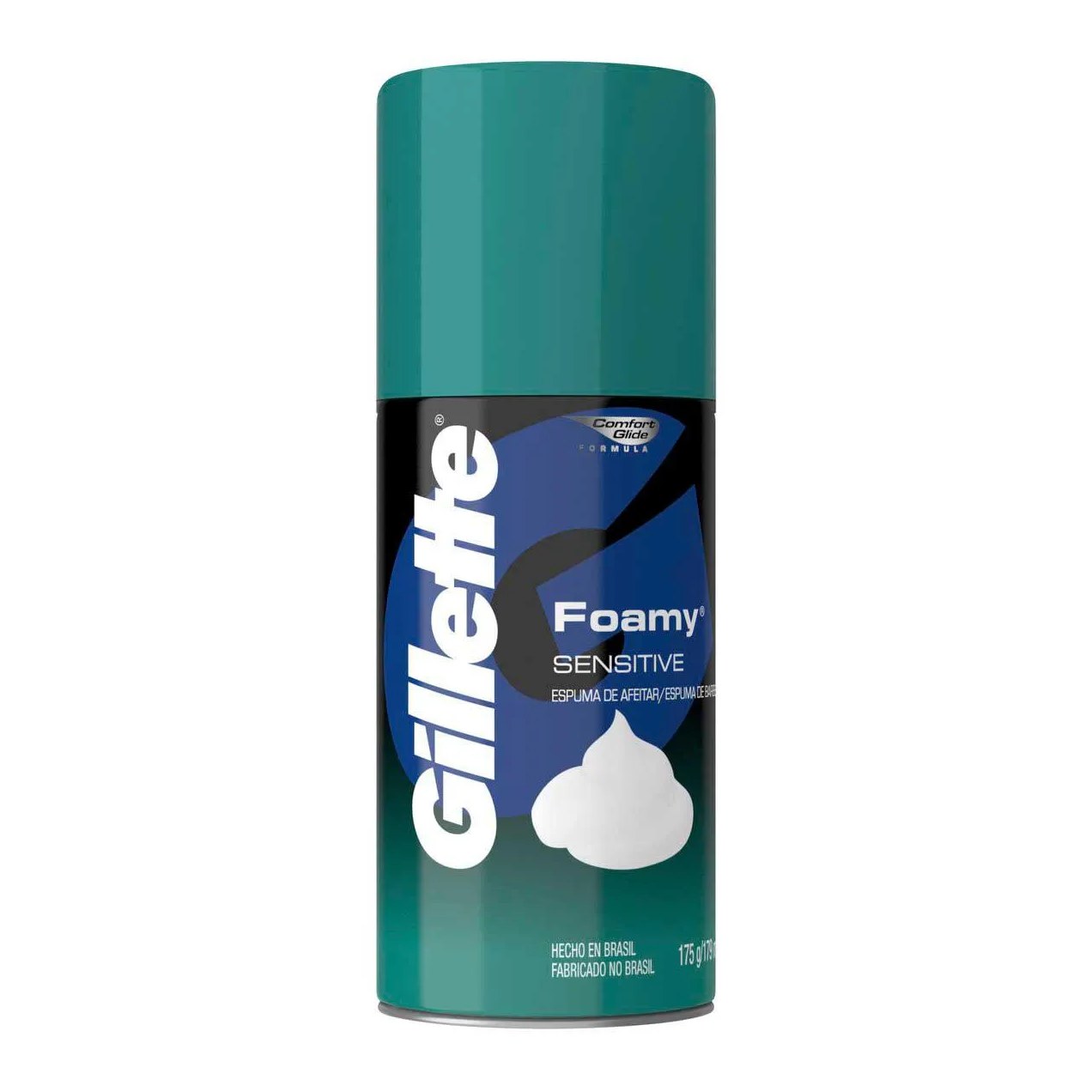 Espuma de Barbear Gillette Foamy Sensitive com 175g