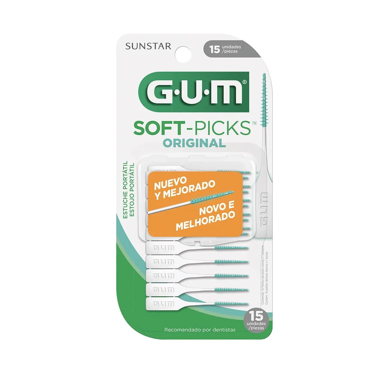 Palito Interdental G.U.M Soft Picks Original 15 unidades