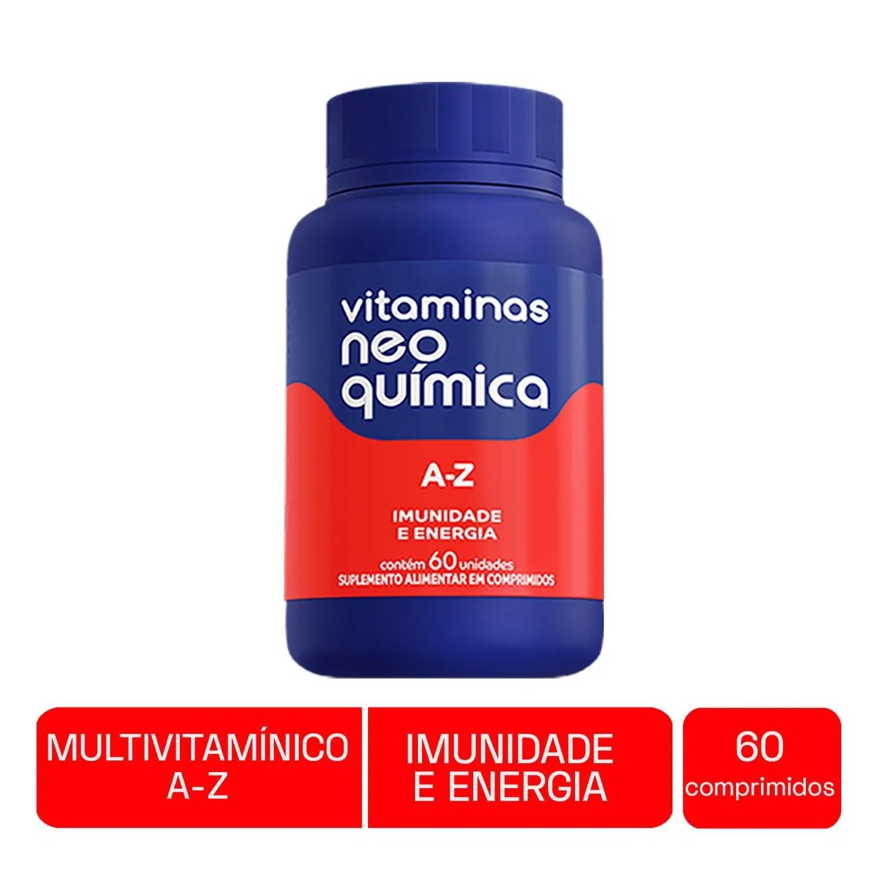 Polivitamínico Neo Química A-Z Imunidade 60 comprimidos