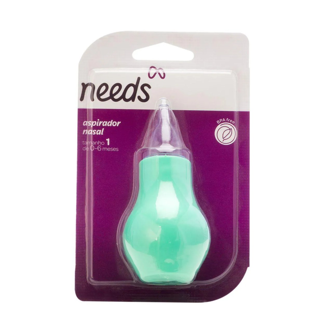 Aspirador Nasal Infantil Needs 0 a 6 Meses 1 Unidade