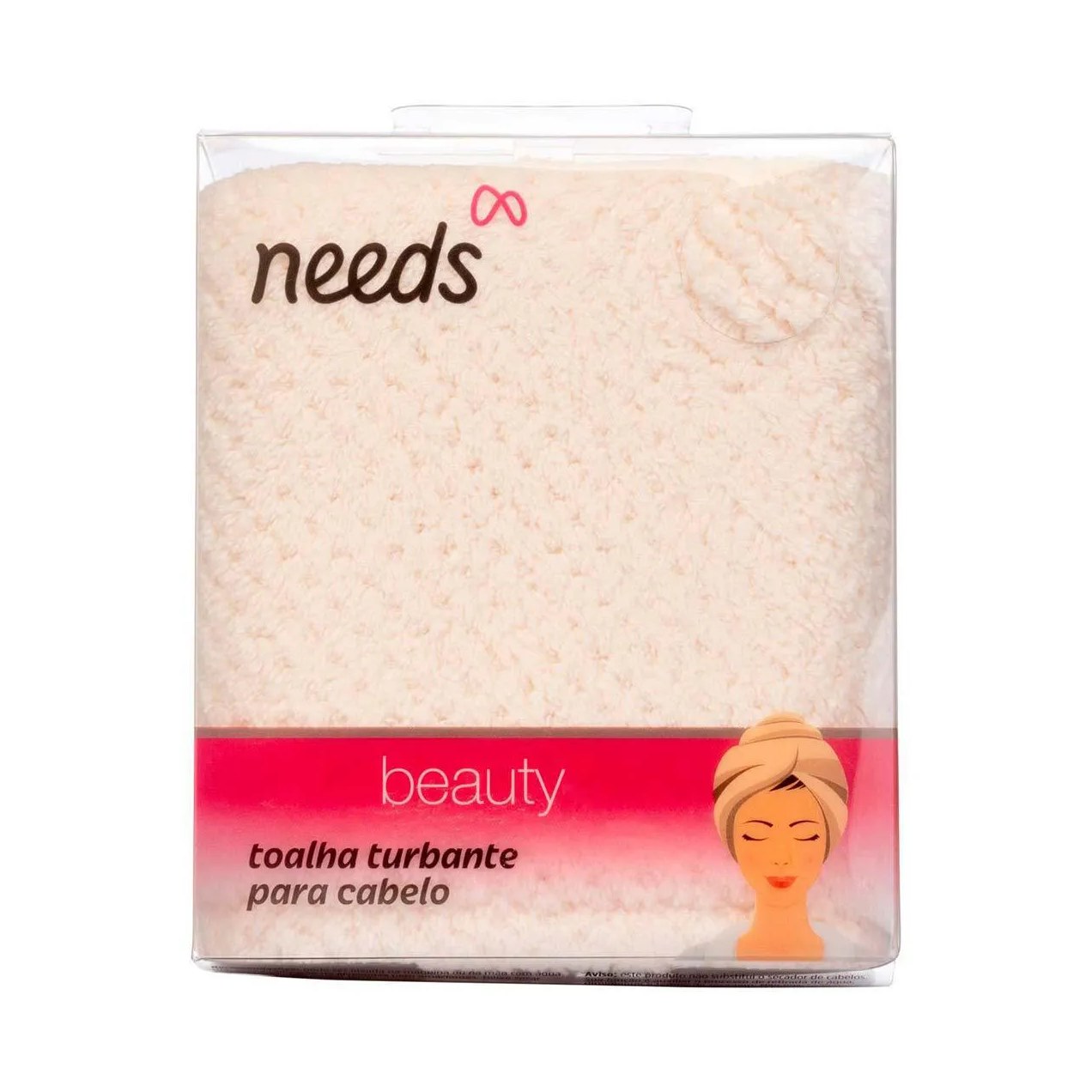 Toalha Turbante Needs Beauty 1 Unidade