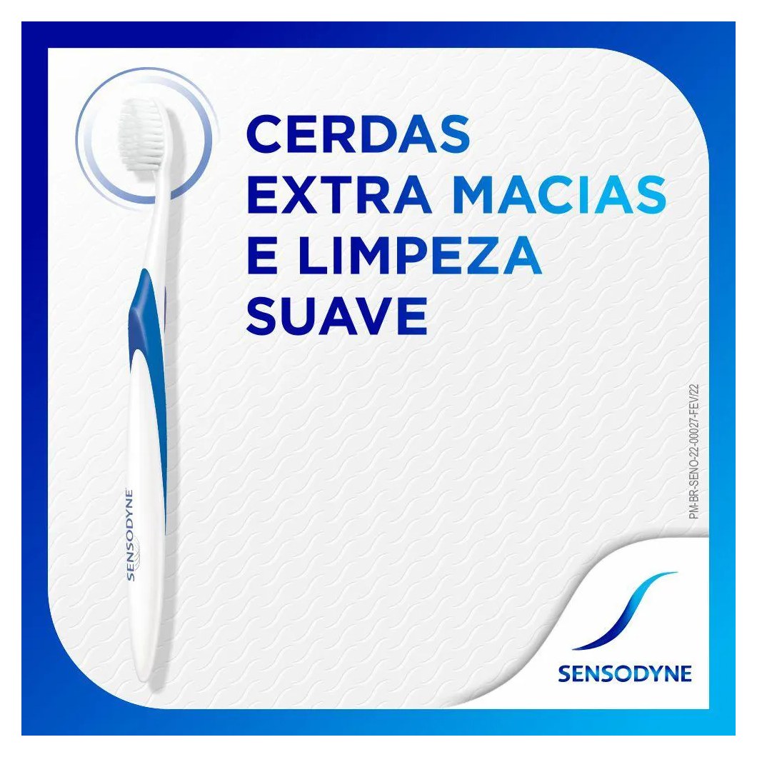 Kit Escova de Dente Sensodyne Gentle Suave às Gengivas 2 unidades