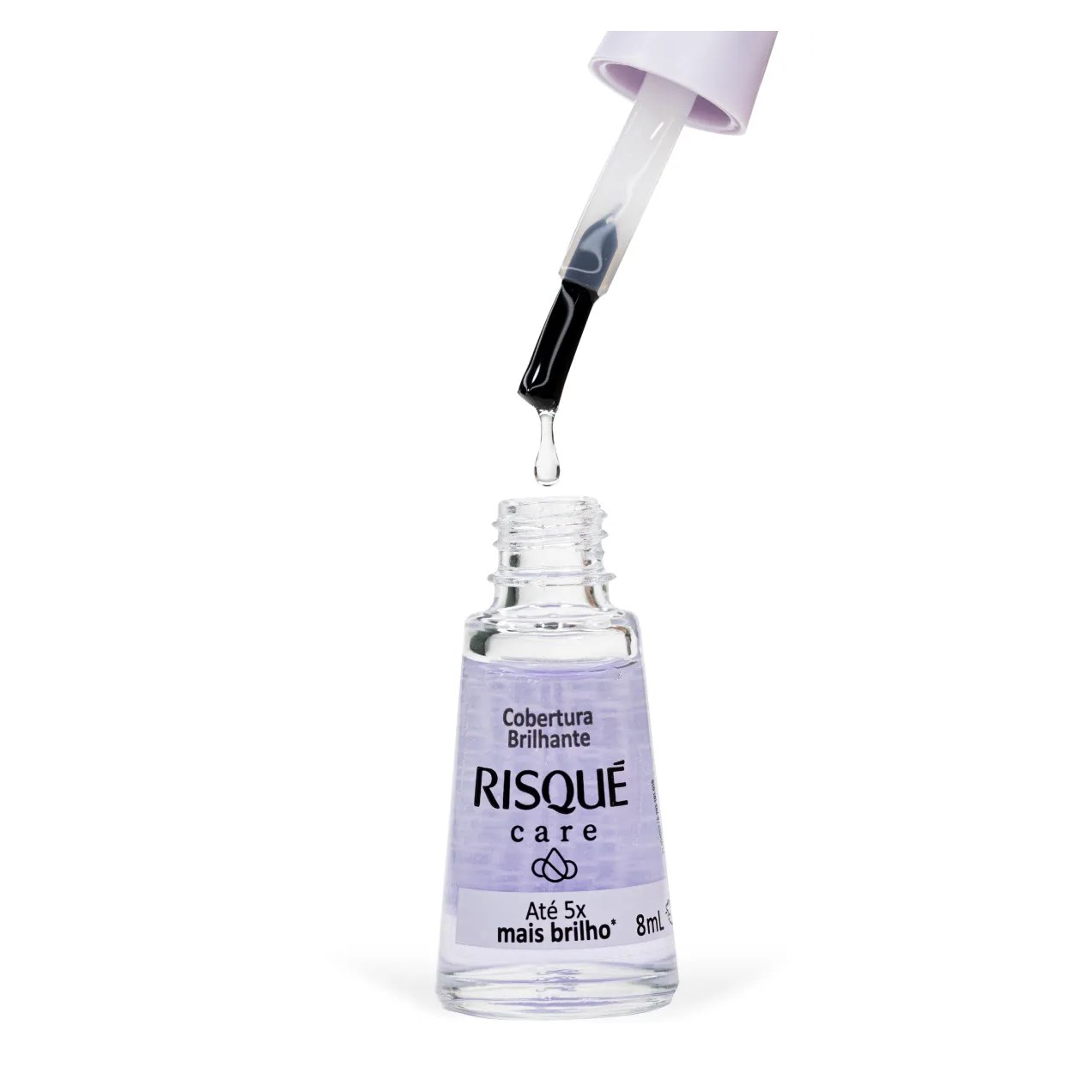 Brilho para Unhas Risqué Care Cobertura Brilhante 8ml
