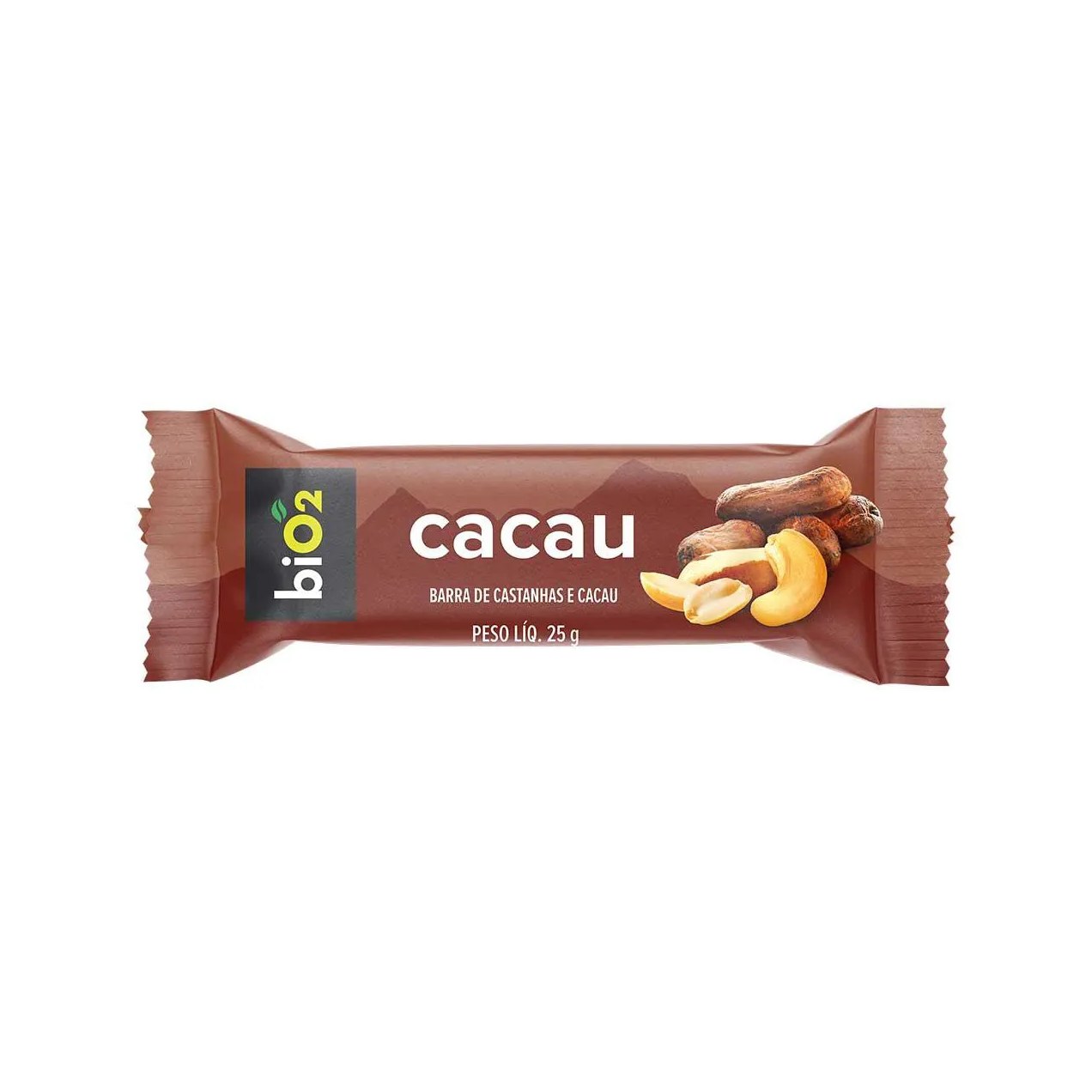 Barra de Castanhas e Cacau biO2 7Nuts 25g