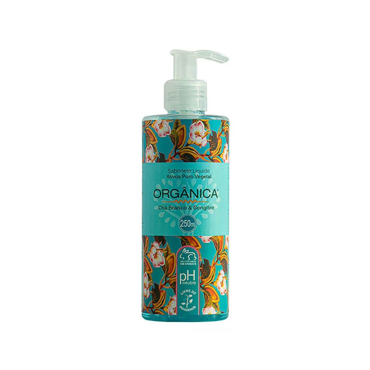 Sabonete Líquido Orgânica Chá Branco & Gengibre 250ml