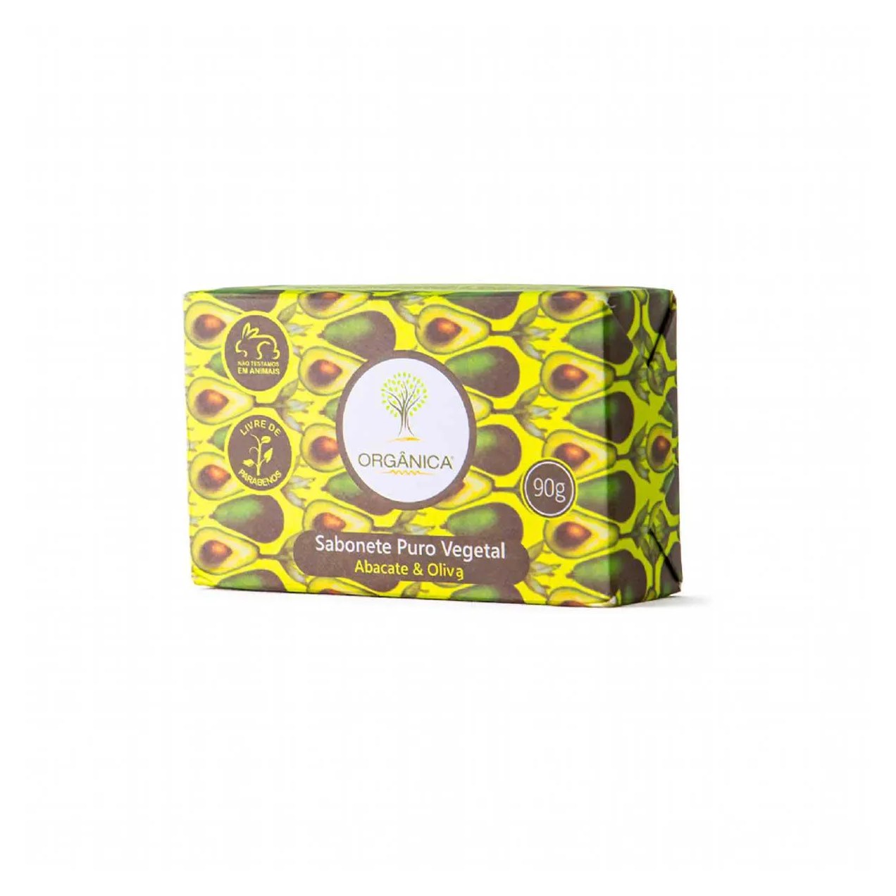 Sabonete em Barra Orgânica Abacate & Oliva com 90g