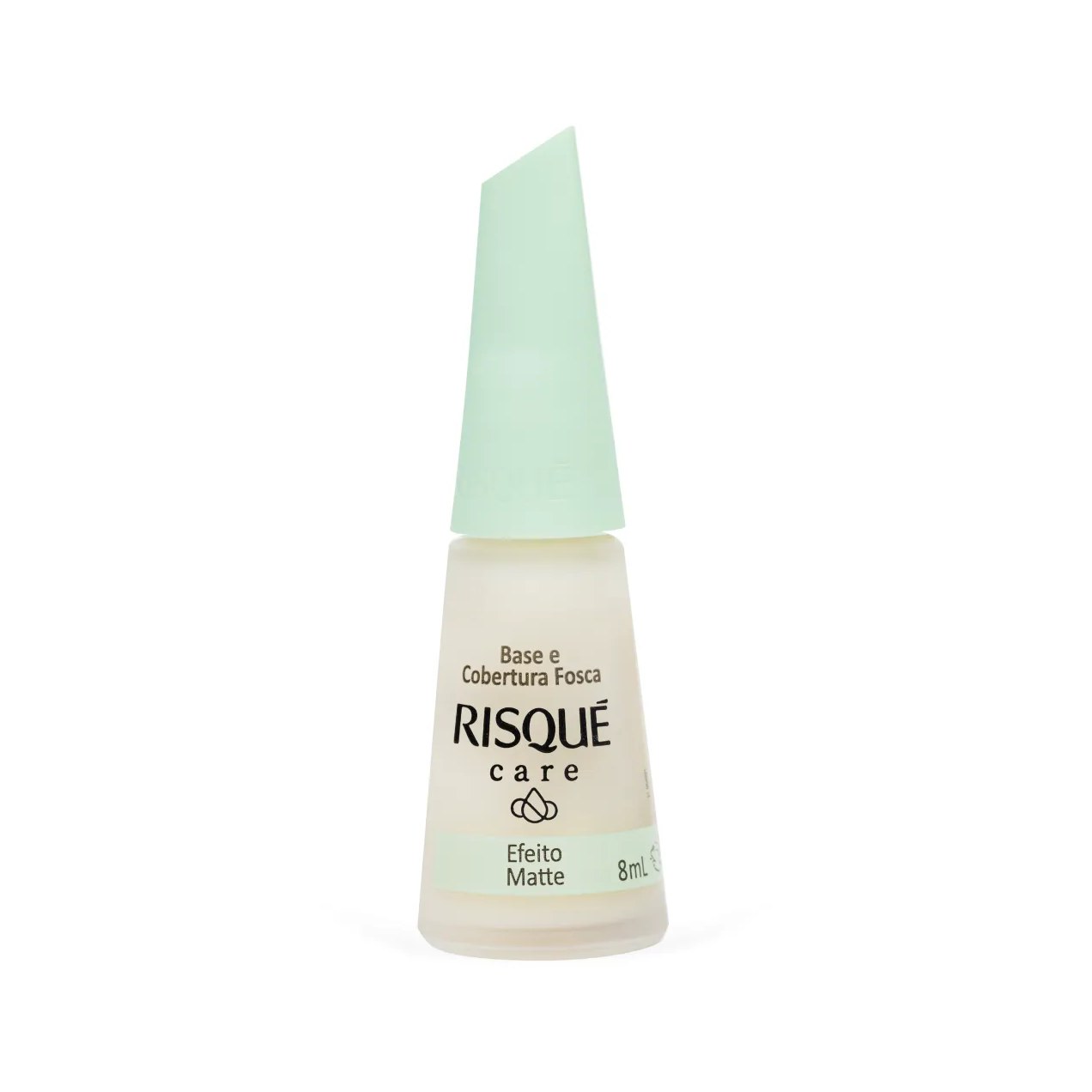 Base e Cobertura Risqué Care Fosca Efeito Matte 8ml