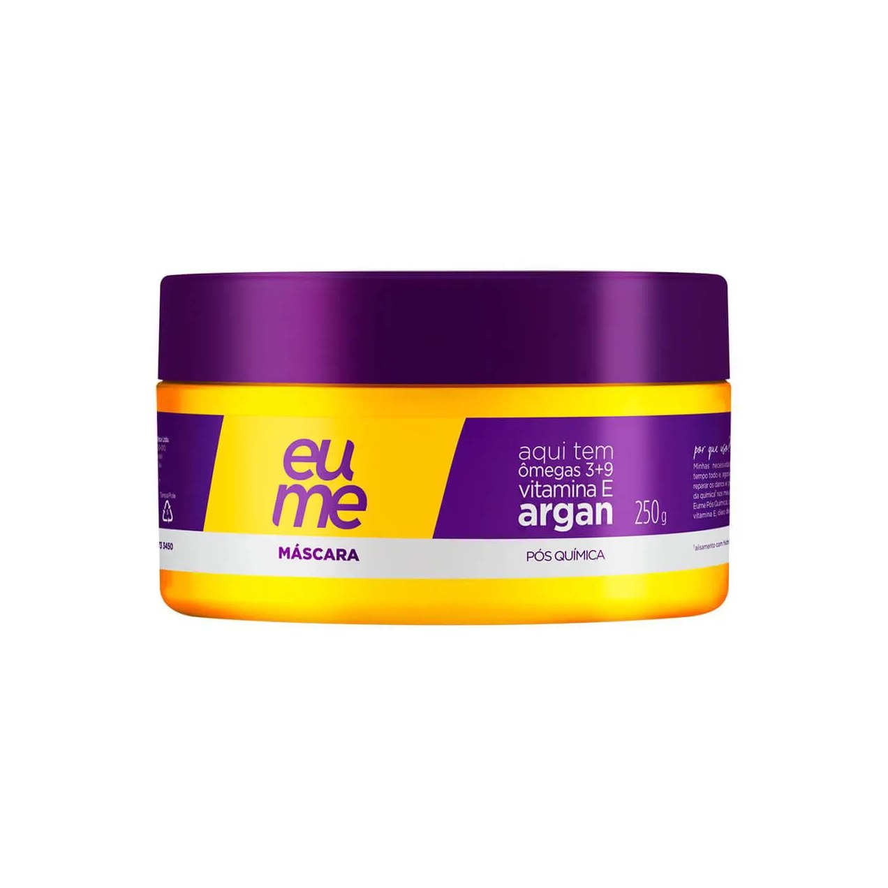 Máscara Capilar EuMe Pós-Química 250ml