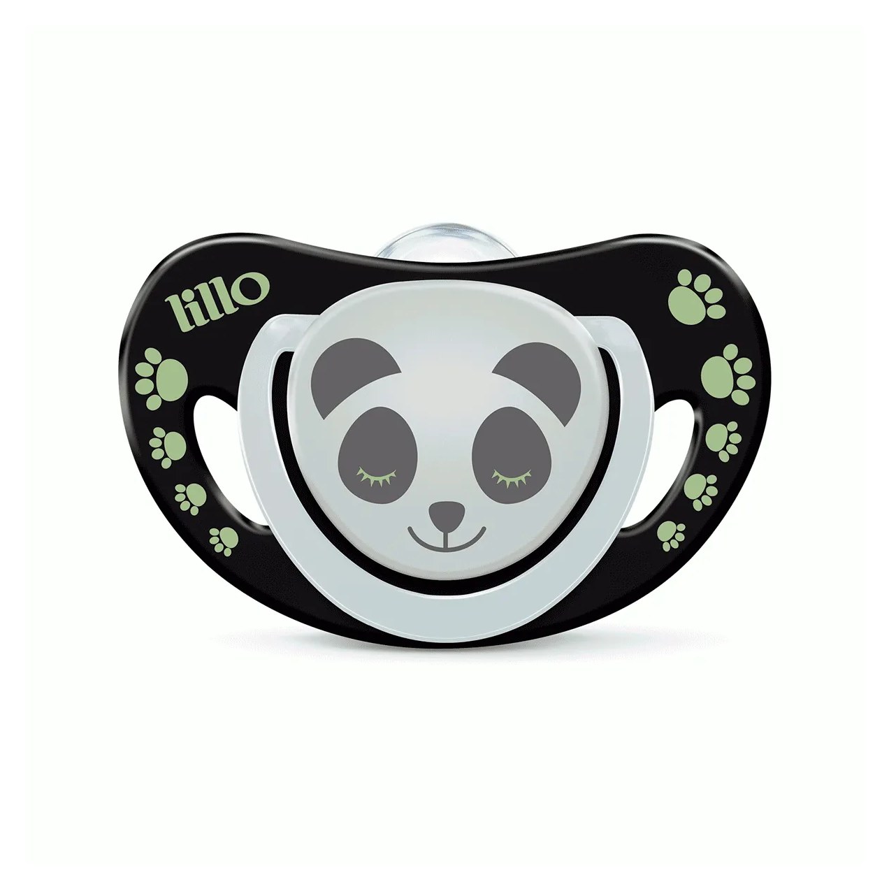 Chupeta Lillo Elegancy Glow Panda Tamanho 1 - RN a 6 meses com 1 unidade