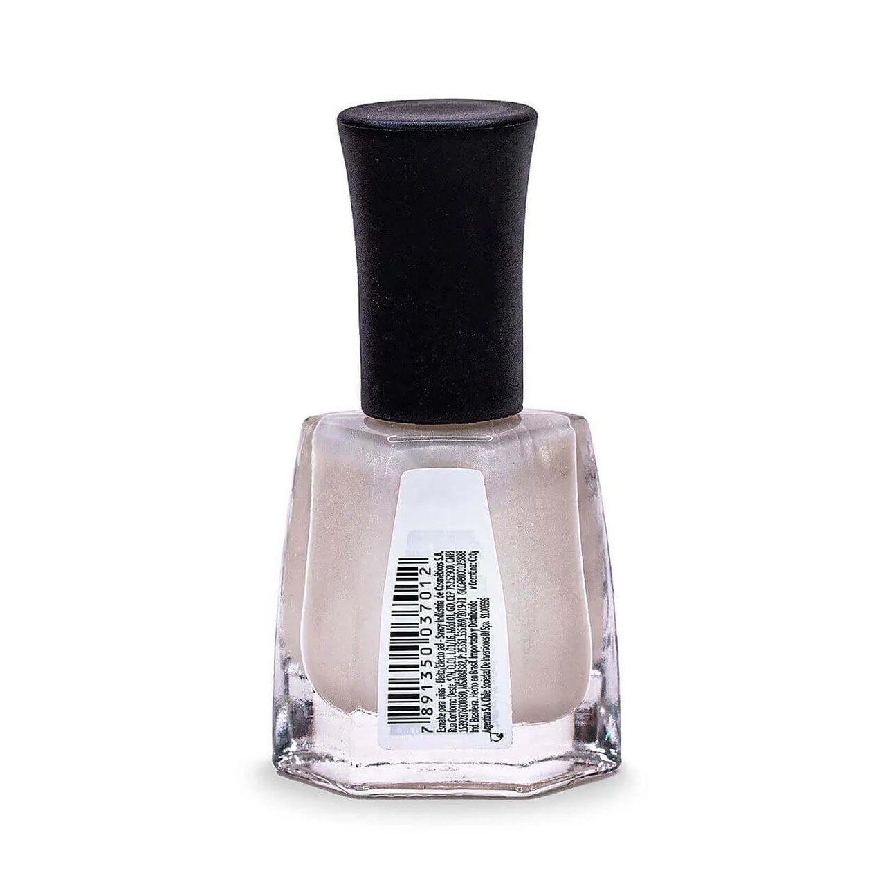 Esmalte Risqué Diamond Gel Branco Camafeu Hipoalergênico com 9,5ml