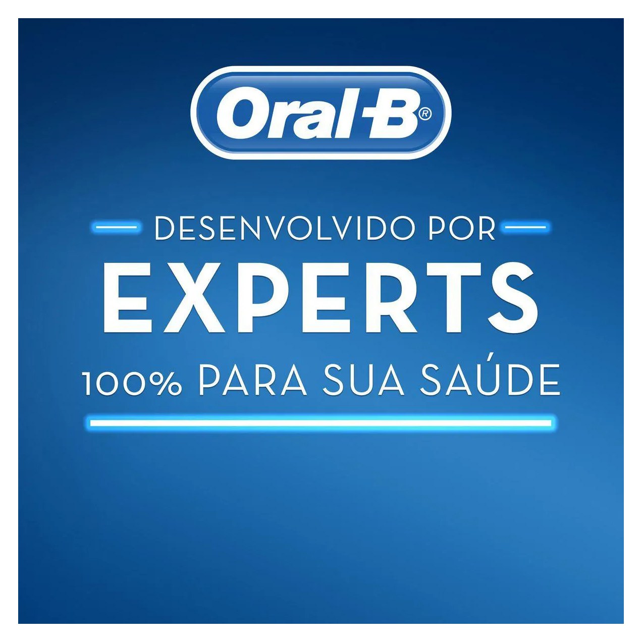 Creme Dental Oral-B 100% de Sua Boca Cuidada Menta 70g