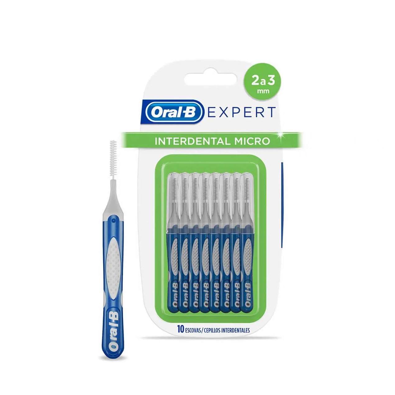 Escova Interdental Micro Oral-B Expert 2 a 3mm com 10 unidades