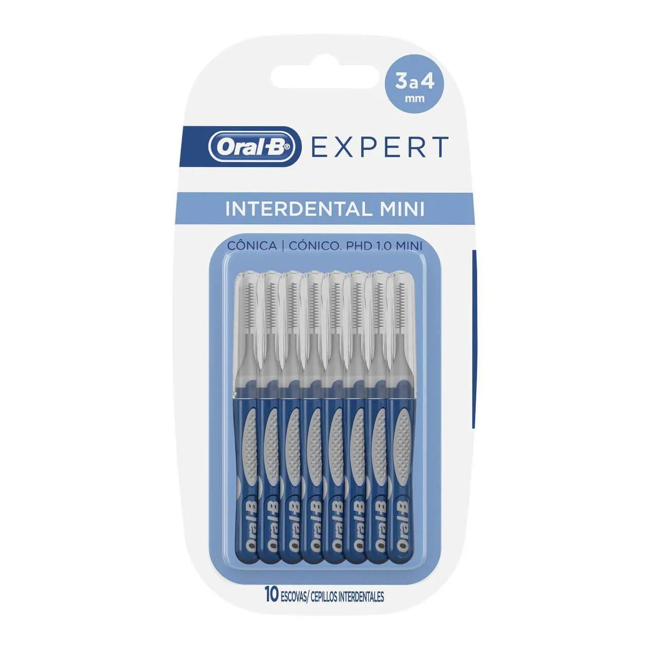 Escova de Dente Interdental Oral-B Expert Mini 3 a 4mm com 10 unidades