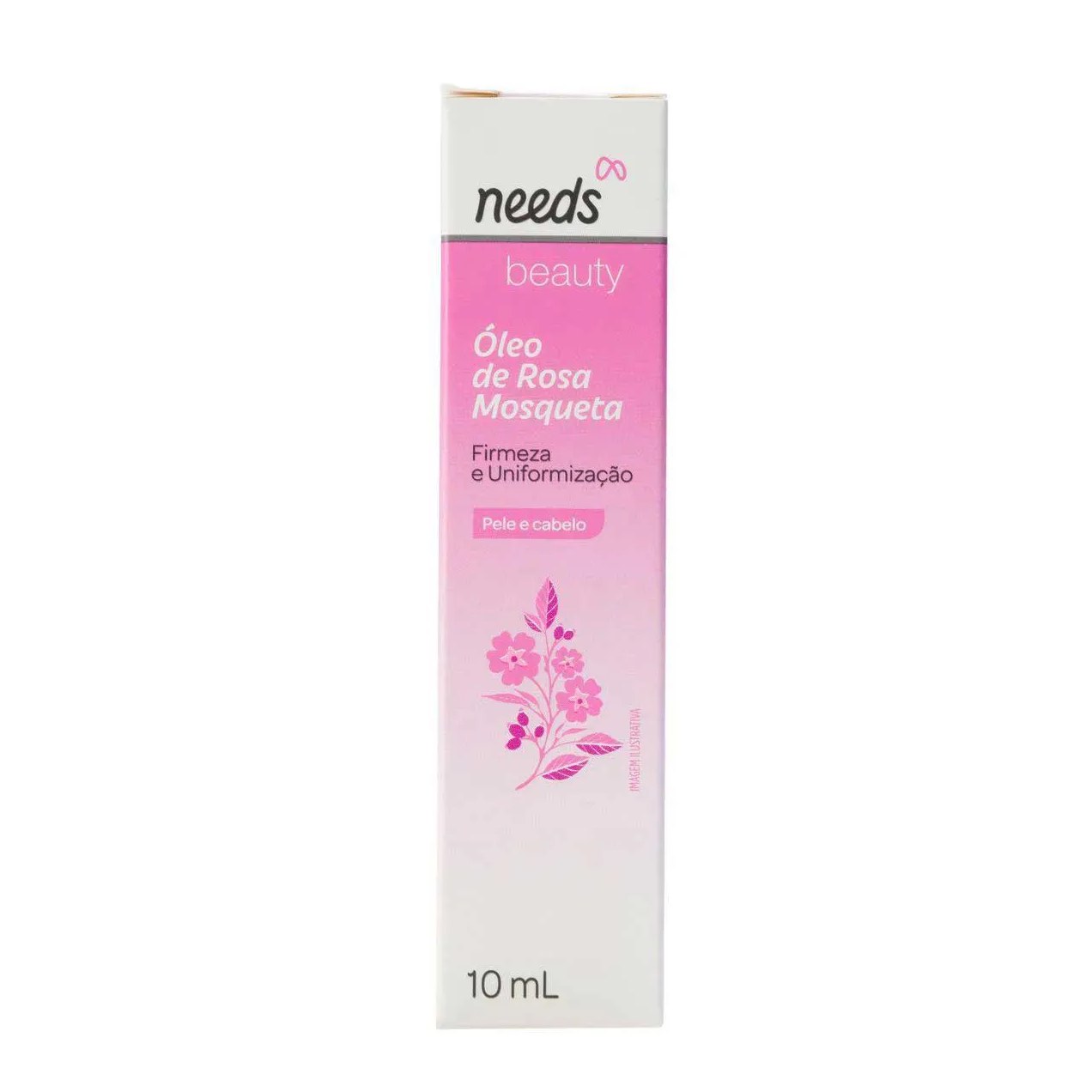 Óleo de Rosa Mosqueta Needs Beauty Pele e Cabelo 10ml