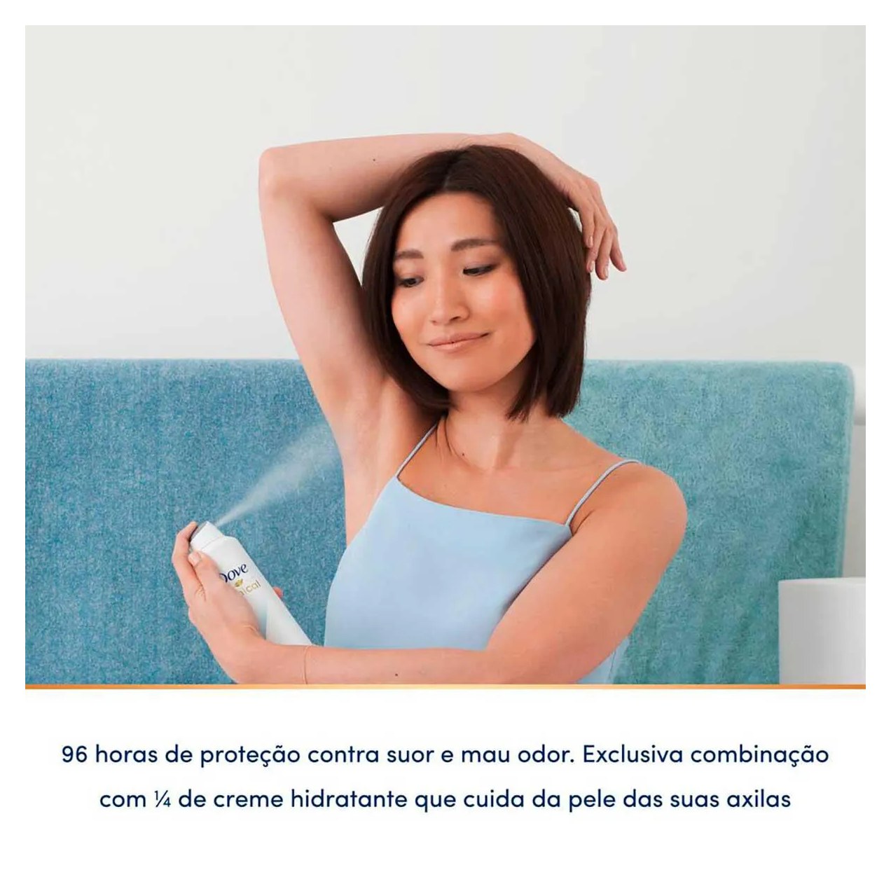 Desodorante Antitranspirante Aerosol Dove Clinical Original Clean Feminino 96h 150ml