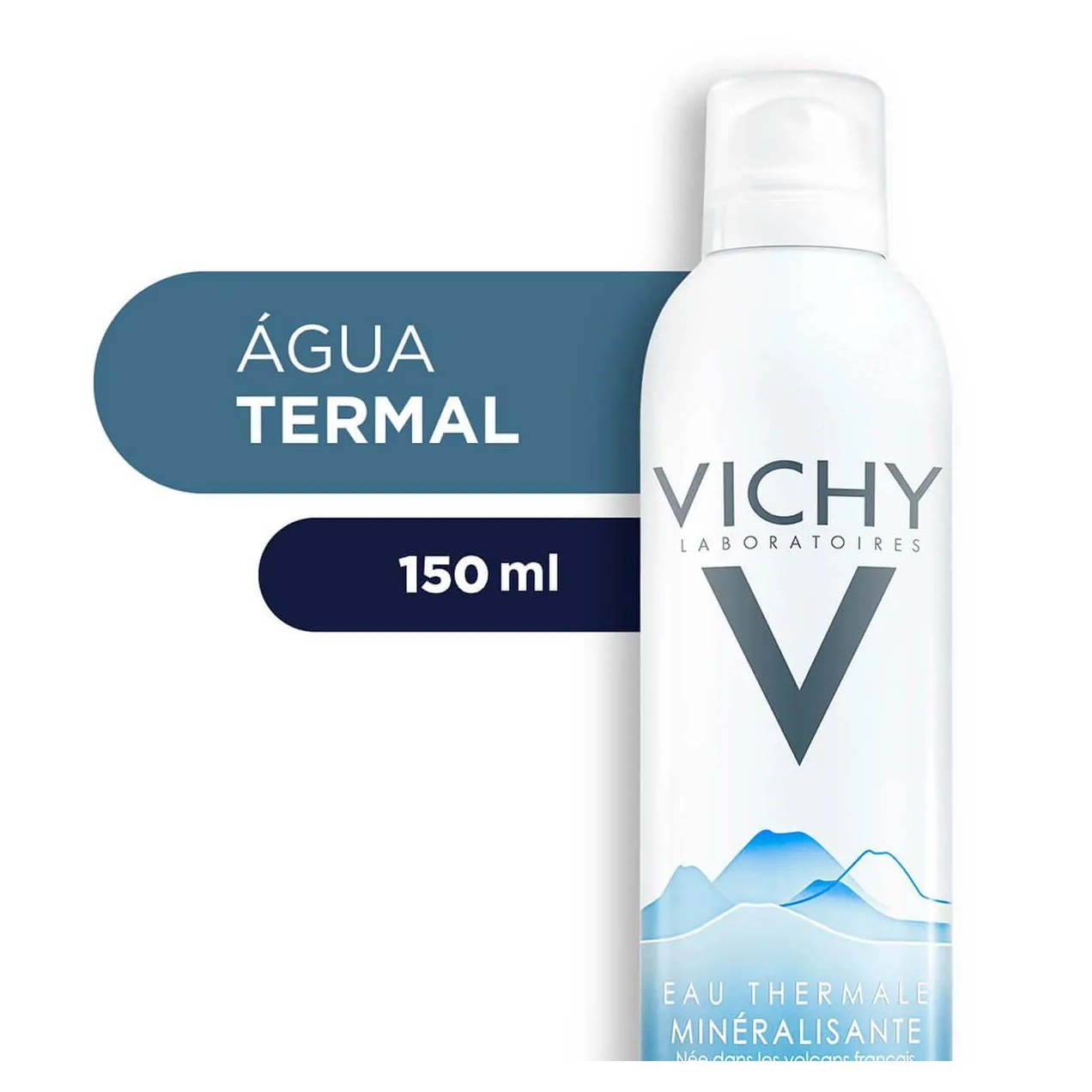 Água Termal Facial Vichy Pele Sensível Calmante e Hidratante 150ml