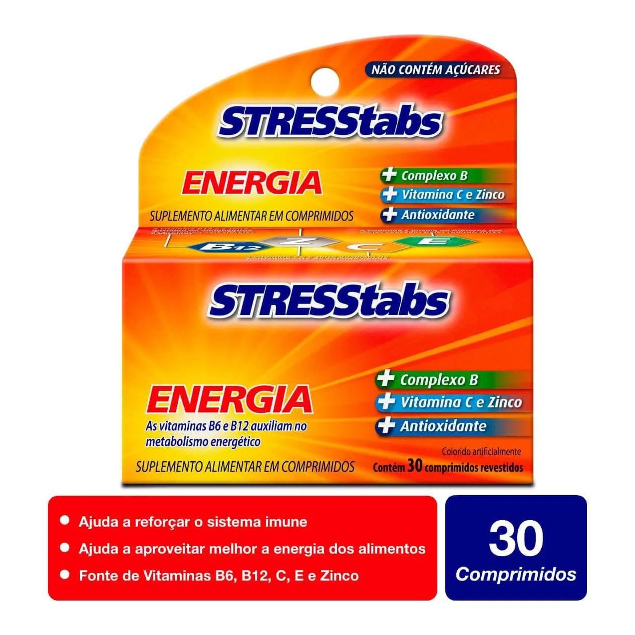 Polivitamínico Stresstabs 30 comprimidos