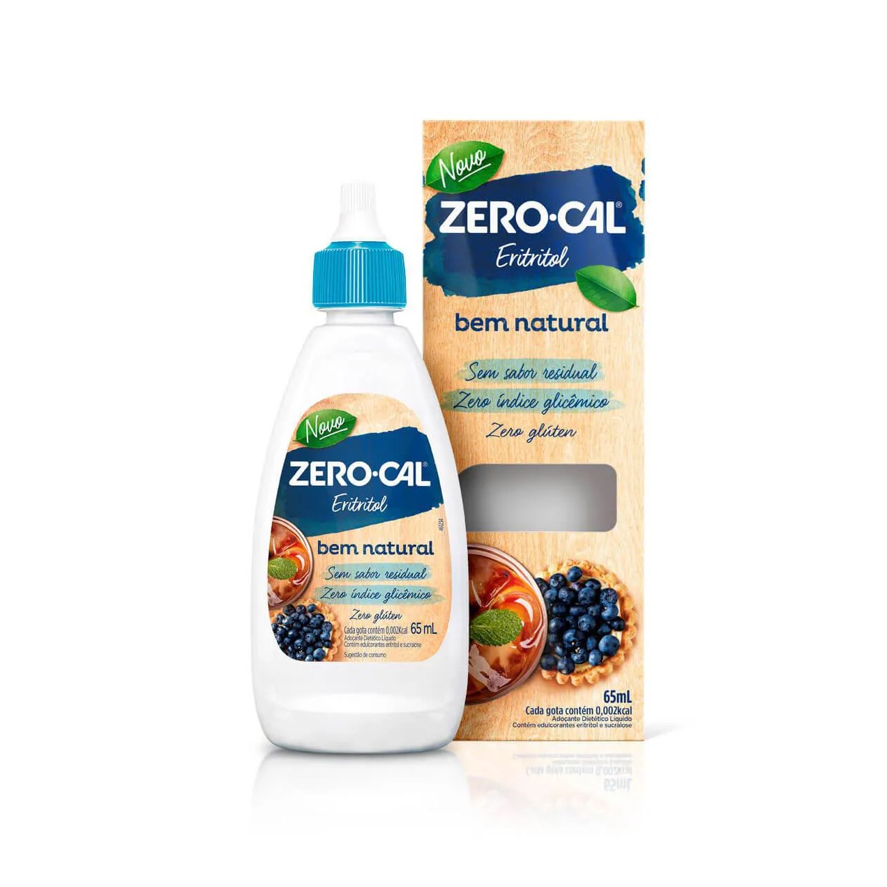 Adoçante Zero-Cal Eritritol Líquido 65ml